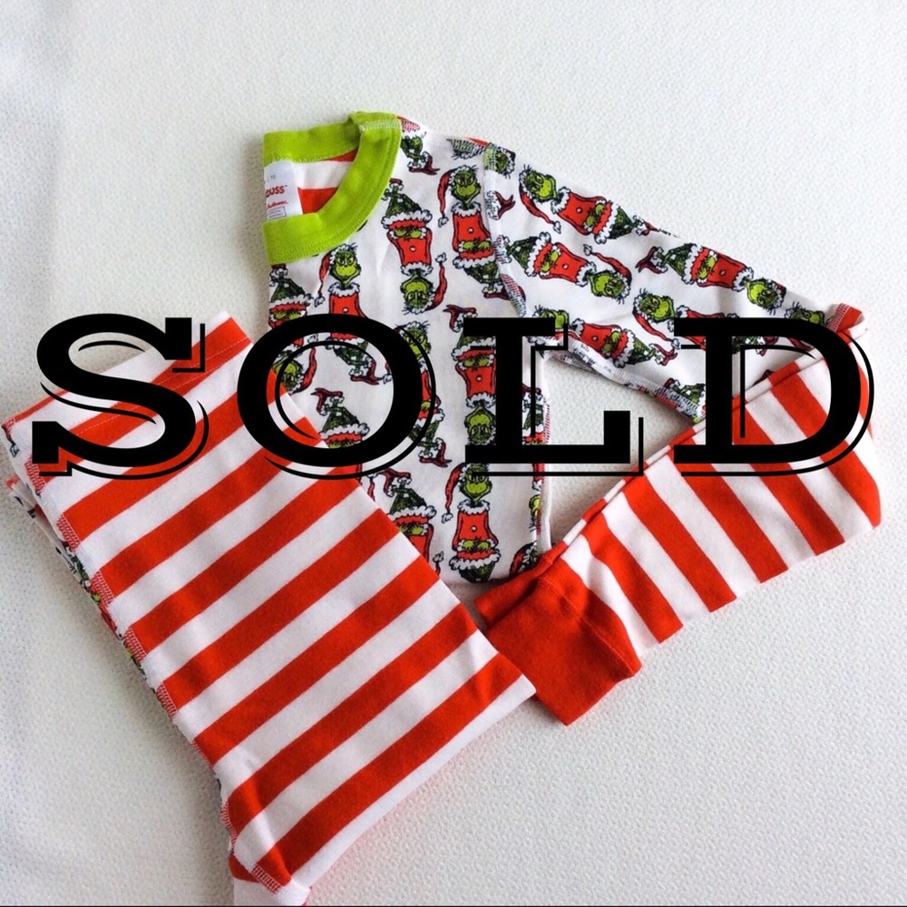 🚨 SOLD 🚨Hanna Andersson Dr. Seuss Grinch Pajamas